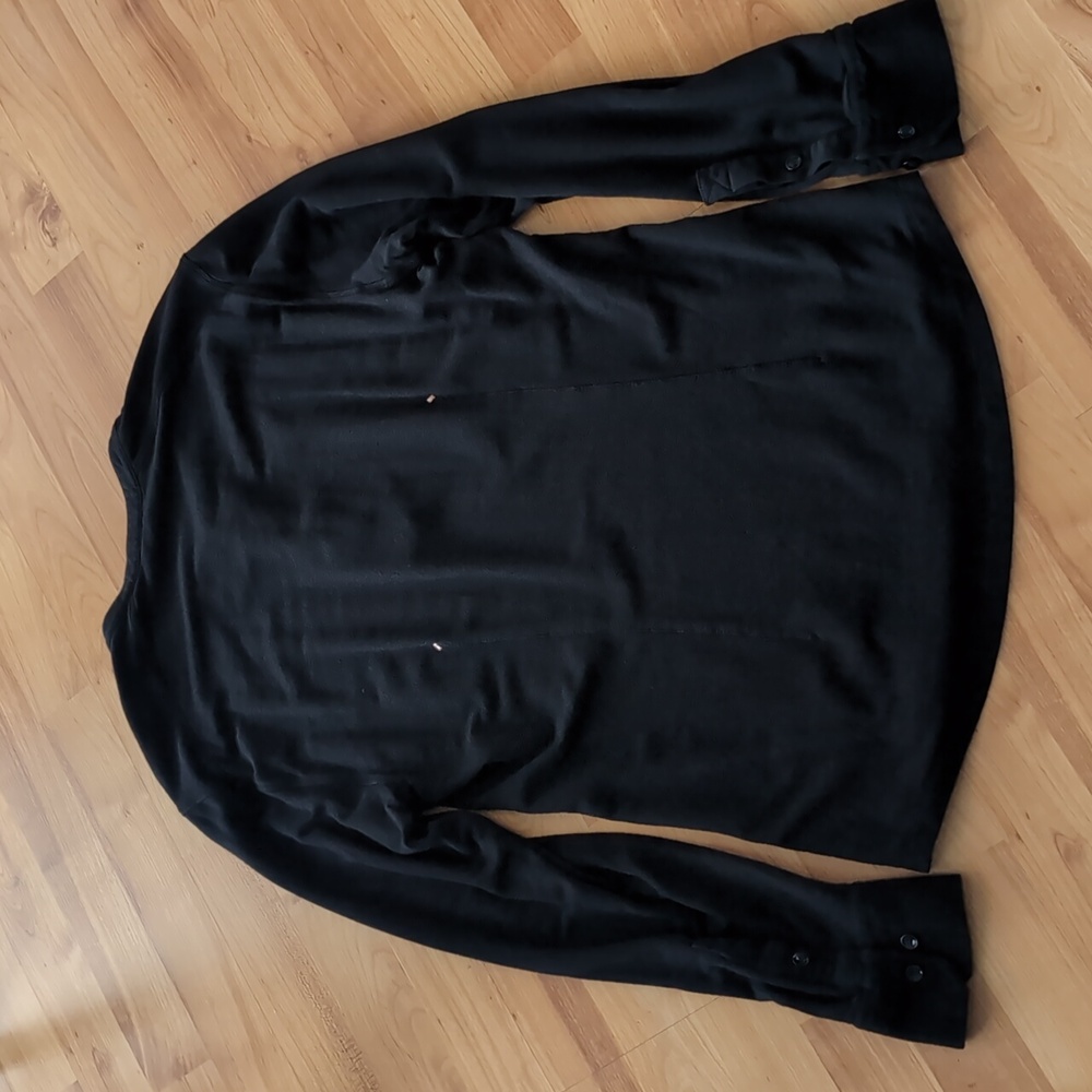 Kit & Ace Black Henley Shirt L - Picture 9 of 10